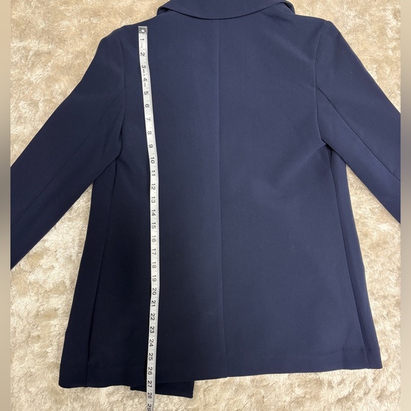 Oversized Blazer-Women’s 6-Navy Blue-Pockets -Excellent condition - Picture 3 of 7